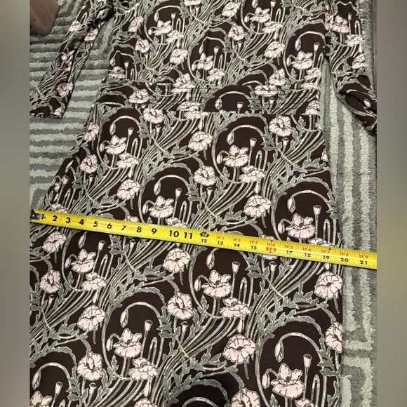 Tory Burch Dagny Silk Jersey Dress Sz L - Picture 13 of 16